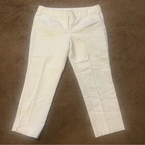 Dalia Women’s White Capris Size 14